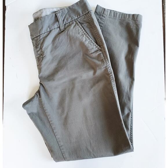 Caslon Khaki Green Capri Pants Size 4 - Picture 2 of 11